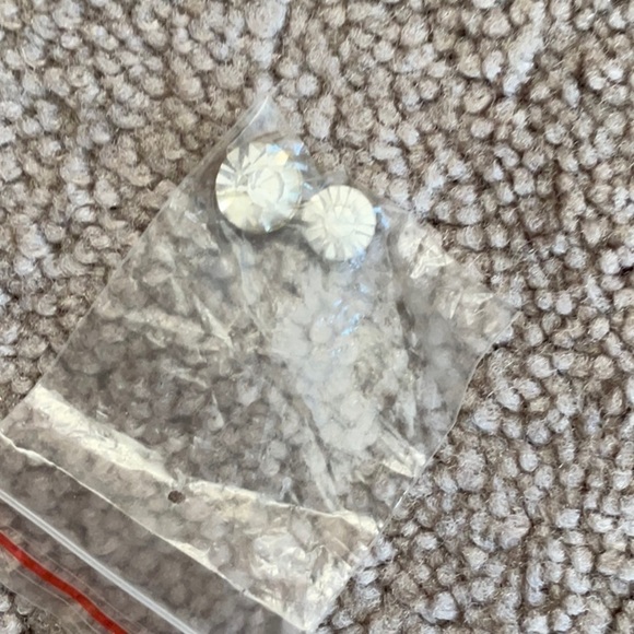 VINTAGE RUST/ORANGE CRYSTAL STUDED PURSE - Picture 8 of 8